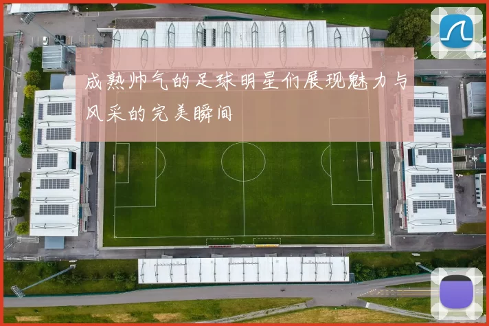 成熟帅气的足球明星们展现魅力与风采的完美瞬间